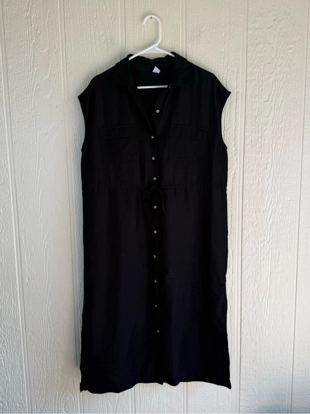 Old Navy Black Shirt Dress